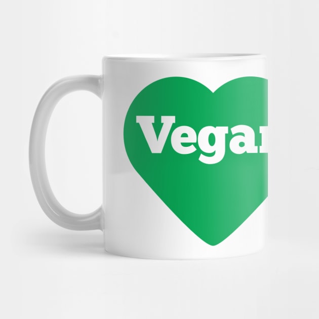 Vegan Heart T-Shirt by glutenfreegear